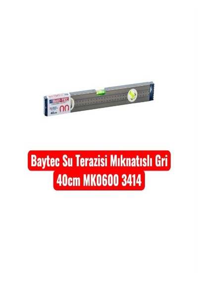 Baytec Su Terazisi Mıknatıslı Gri 40cm Mk0600 3414 Erpilsan Elektronik