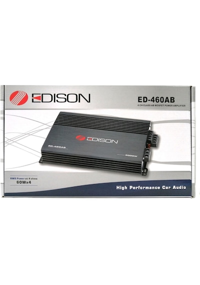 Edison Ed-460ab 4 Kanal Ab Klas Mosfet Amfi 4 60w Rms