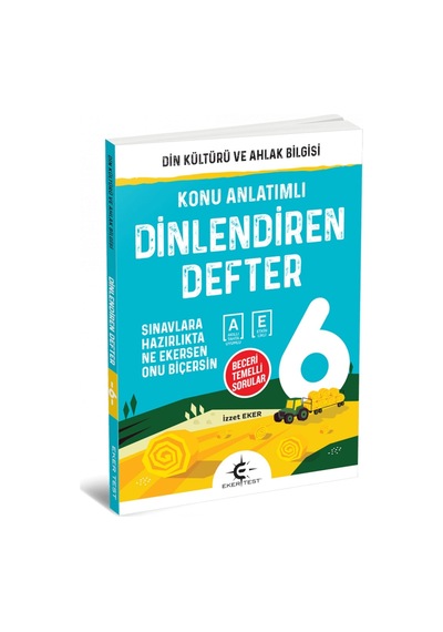 6. Sınıf Dinlendiren Defter/Eker Test Yayınları