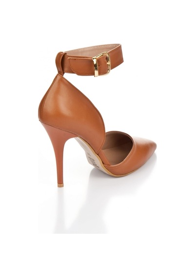 Fox Shoes Taba Kadın Topuklu Ayakkabı K654073309 Taba