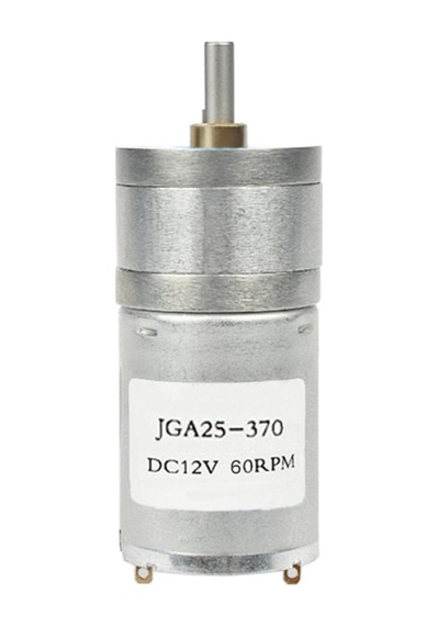Alkatronik-12V 60Rpm Jga25-370 Redüktörlü Dc Motor Yüksek Tork Kuvvet 25Mm