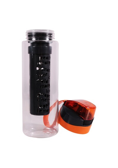 Herevin 161677-800 Motivasyon Desenli İnfuserli Matara 650 Ml Turuncu