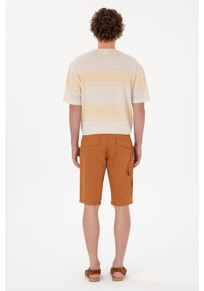 U.s. Polo Assn. Erkek Hardal Şort / Bermuda 50300418-vr072 Hardal