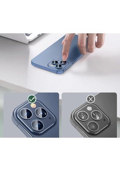 Baseus Apple İphone Uyumlu 12 Pro 6.1-pro Max 6.7 Tempered Kamera Lens Koruma Camı 2set- 5775