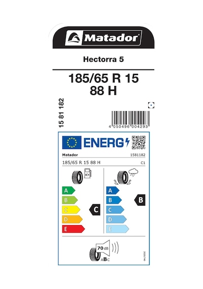 Matador 185/65R15 88h Hectorra5 Yaz Lastiği 2025
