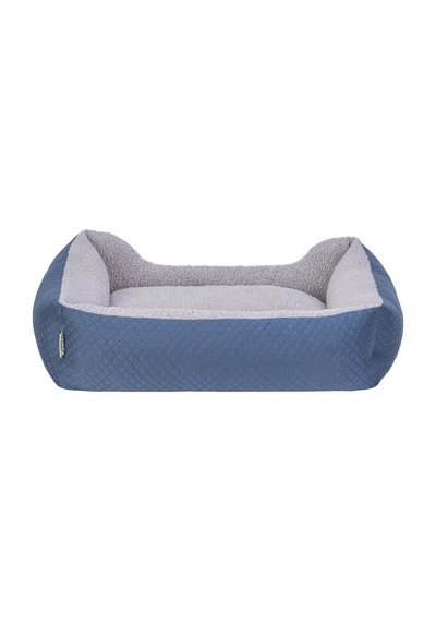 Pet Comfort Bravo Duo Köpek Yatağı Mavi/gri Peluş M 75x60cm
