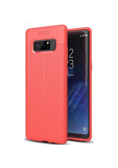 Samsung Uyumlu Galaxy Note 8 Deri Görünümlü Lux Niss Silikon Kilif 457122353