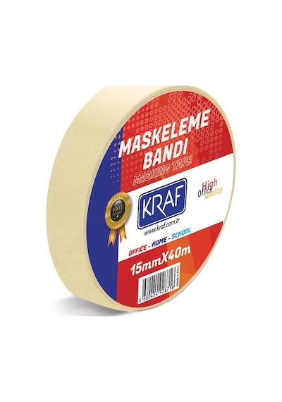 Kraf Maskeleme Bandı 15 Mm x 40 m 4015g 1 Adet
