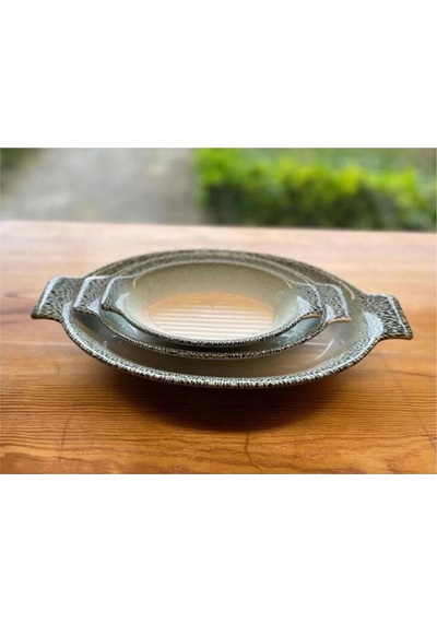 Erbaşlar Erb085 Seramik Oval Fırın Kabı 3 Lü