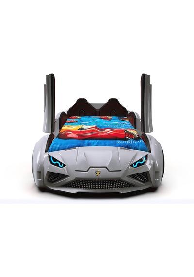 Lambo - Kapıları Açılır Arabalı Yatak - Koltuklu, Beyaz Tek Kişilik Lambo - Kapıları Açılır Arabalı Yatak - Koltuklu, Beyaz Tek Kişilik