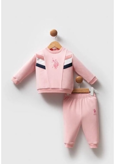 U.S. Polo Assn. 2li Takım Açık Pembe-12657 Pembe
