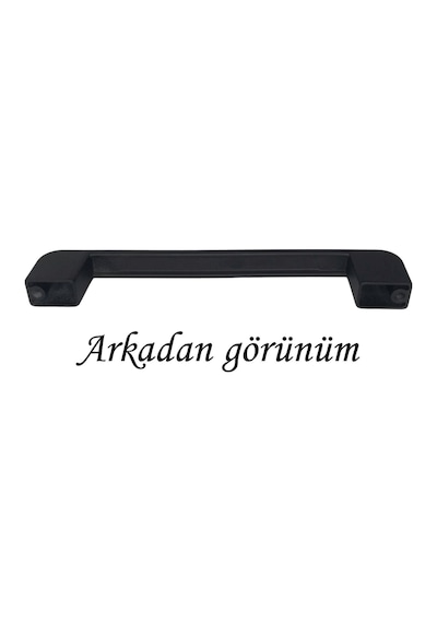 Oval Marmara Kulp 128 Mm Siyah Mutfak Kulpu Çekmece Dolap Kapak Kulbu Metal Mobilya Dolabı Kulpları