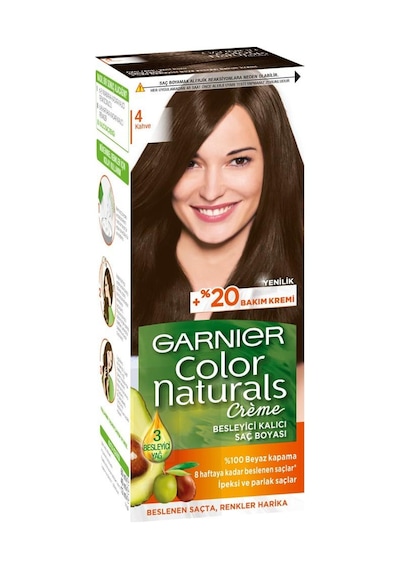 Garnıer Color Naturals Krem Saç Boyası   4 Kahve