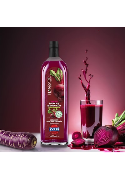 Hanzade Bitkisel Pancar Kvass Kırmızı Pancar Kür 2 x 1 L