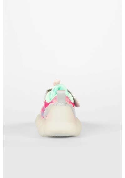 Vicco Kız Çocuk Gümüş Işıklı Balloon Sneaker Gümüş