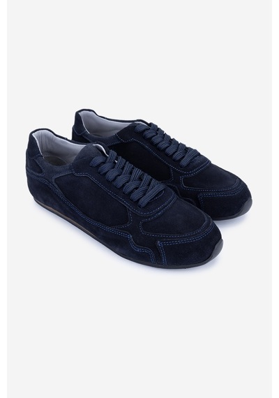 Valmenti Kadın Hakiki Deri Lacivert Süet Sneakers & Spor Ayakkabı 1122 2665 Bn Ayk Y25 Lacı Suet Lacivert