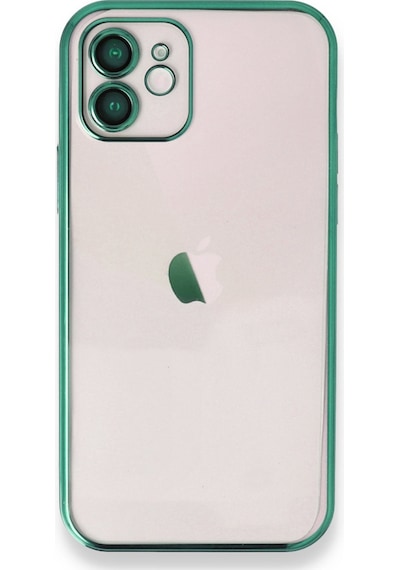 Apple iPhone  Uyumlu,  12 Kılıf Razer Lensli Silikon - Yeşil