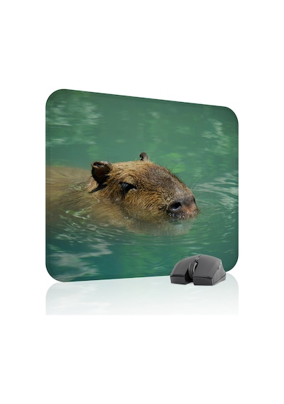 Capybara Kaymaz Dikişli Kauçuk Oyuncu Mousepad V2 - 48x40 Xl Gaming Mouse Pad Fare Altlığı