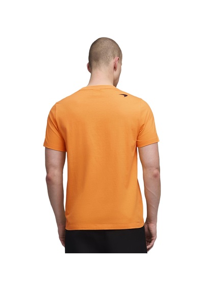 Puma Mclaren Small Logo Erkek Turuncu Günlük Stil T-shirt 63744803