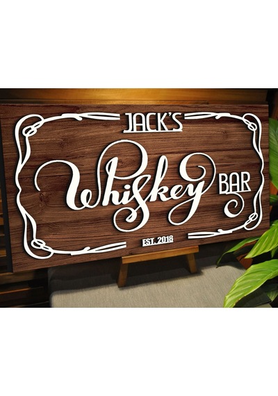 Bk Gift Kişiye Özel Kabartma Tasarım Ahşap Bar Tabelası, Home Bar Tabela, Rustik Ev Dekorasyonu, Duvar Dekoru-21