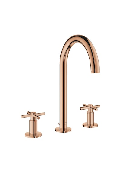 Grohe 20643DA0 Atrio 3 Delikli Lavabo Bataryası L-Boyut Bakır