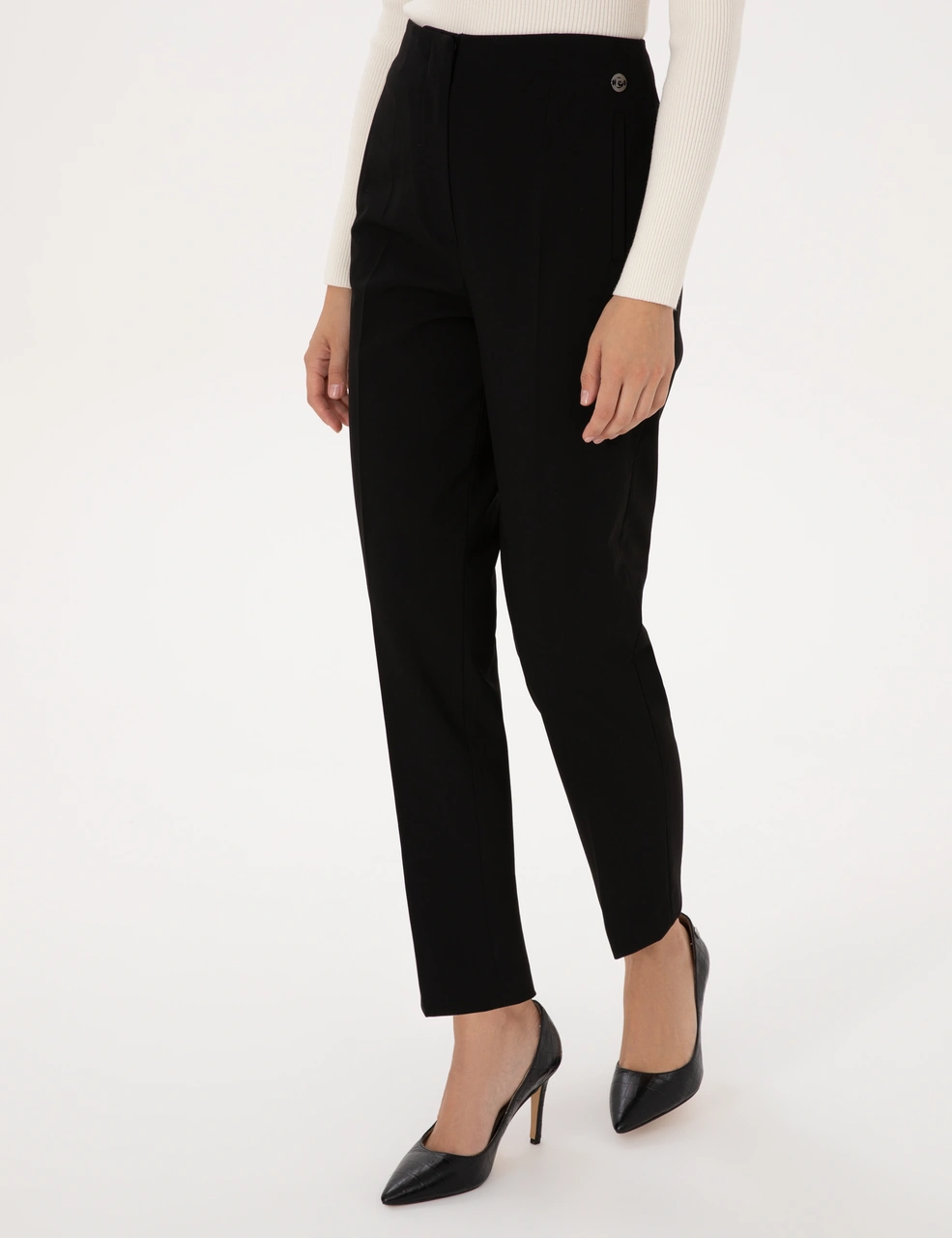 Pierre Cardin Kadın Siyah Pantolon 50318977-vr046 Siyah