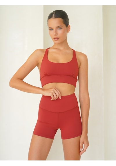 Mai Studios Co. Samadhi Kaplı Spor Bordo Crop Bordo