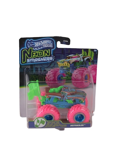Jmv39 Hot Wheels Monster Trucks Neon Smashers Araç Serisi Çok Renkli