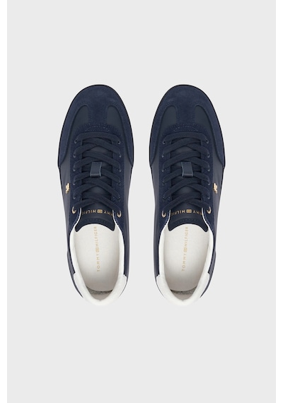Tommy Hilfiger Logolu Deri Sneaker Ayakkabı Kadın Ayakkabı Fw0fw09391 Dw6 Lacivert