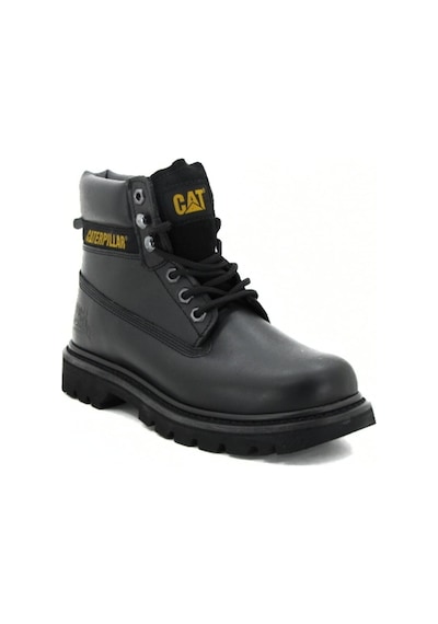 Caterpillar Colorado Black Siyah Deri Kadın Bot Siyah