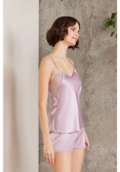 Pierre Cardin 6000 Kadın Dantelli Saten 6'lı Set-rose Rose