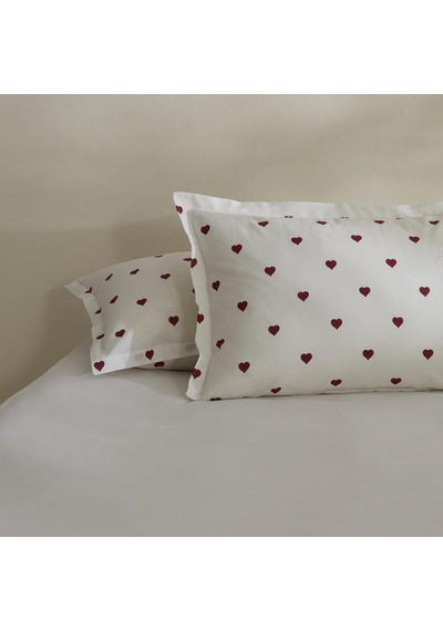 Karaca Home Amour İkili Yastık Kılıfı Kırmızı Sku: Zeus8690010038678 50 x 22