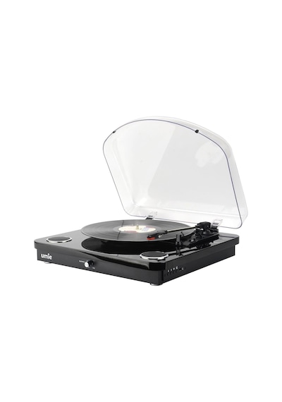 Umie Bemol Siyah Piano Kaplama 10w Bt İn, Bt Out, Rca, Usb Özellikli Nostaljik Pikap