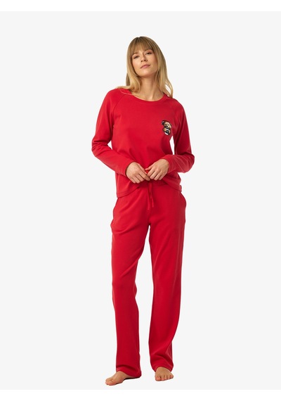 Blackspade Kadın Pijama Takımı 52259 - Kırmızı