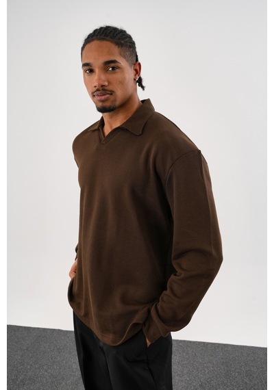 Redline Ease Oversize Sweatshirt Kahve