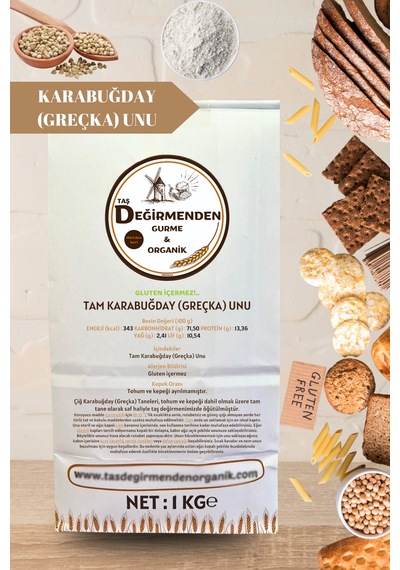 Karabuğday (Greçka) Unu (Gluten İçermez) - 1 Kilo