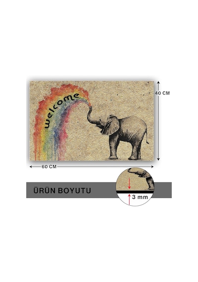 Monnhein Tasarımlı Dekoratif Kapı Önü Paspas, Dış Mekan/ev İçi/banyo/mutfak/yatak Odası/giriş Paspasları We Diğer