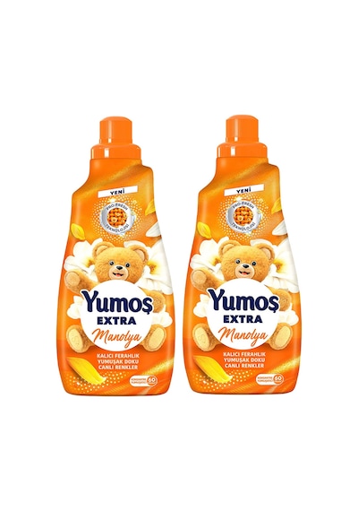 Yumoş Extra Çamaşır Yumuşatıcı 60 Yıkama Manolya 1440 Ml X2 Diğer