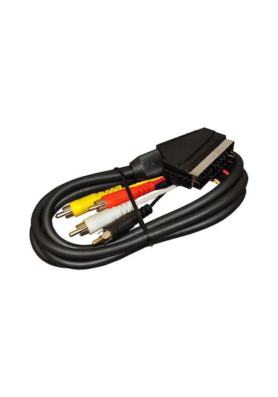 Scart To 4 Rca 10 Metre Kablo 4434