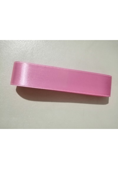 Abarta Saten Kurdele %100polyester 30mm 3cm -4metre-pembe
