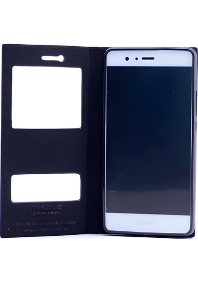 Huawei P9 Lite Kılıf Pencereli Elite Kapaklı Kılıf 001