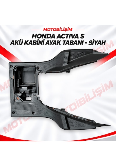 Honda Activa S Uyumlu Akü Kabini Ayak Tabanı Siyah