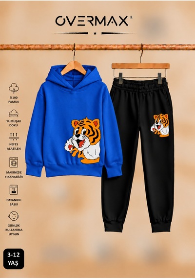 Overmax Yavru Kaplan Baskılı Çocuk Kapüşonlu Sweatshirt Takımı 3-12 Yaş Saks Mavisi Üst- Siyah Alt - 915657947 Saks Mavisi Üst- Siyah Alt Overmax Yavru Kaplan Baskılı Çocuk Kapüşonlu Sweatshirt Takımı 3-12 Yaş Saks Mavisi Üst- Siyah Alt - 915657947 Saks Mavisi Üst- Siyah Alt