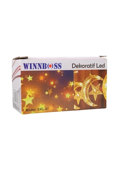 Sh Winnboss Wn-1181 5 Metre 20 Ledli Ay Yıldızlı Günışığı Sabit Led Dekoratif Aydınlatma 5 Watt Najmaddin