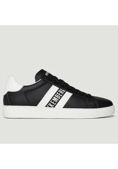Nero Black Sneaker Günlük Erkek 19134/cp B Bkku Bikkembergs 64039996 Scarpa Uomo Mıcrofıber Ne Siyah