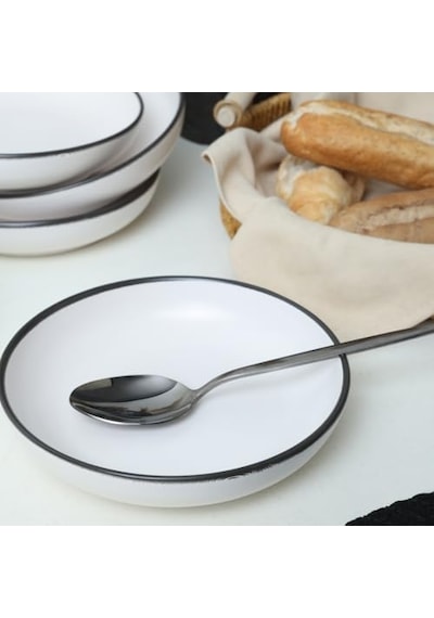 Simply Yemek Tabağı 18 Cm 6 Adet 19985 Açık