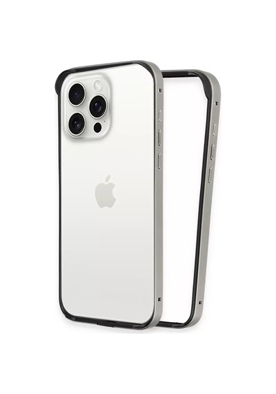 Joko Apple İphone 15 Pro Land Bumper Koruma Kapak - Titan Gri