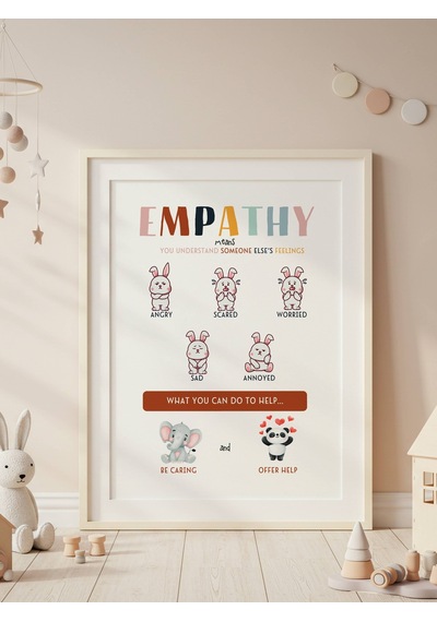 Empathy Dijital Baskı Poster V3 Çerçevesiz