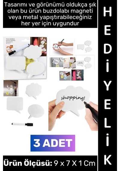 Hediyelik Dekoratif Hediyelik Kişiye Özel Anlamlı Mesaj Gündelik Not Buzdolabı Metal Yüzeye Yapıştı