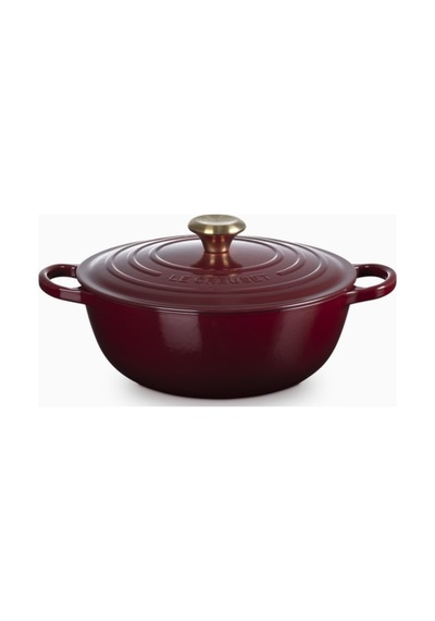 Le Creuset La Marmite Fransız Lüksü Döküm Tencere Bordo 26 Cm